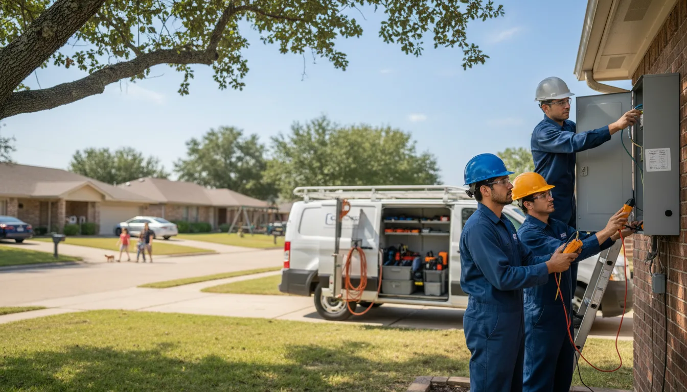 Certified electrician providing emergency electrical services in Branscomb, CA